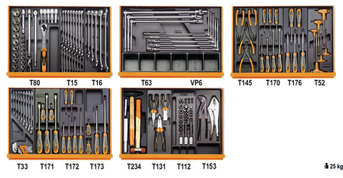5904VG/5T - Beta Tools 153 Piece Auto Repair Tool Kit