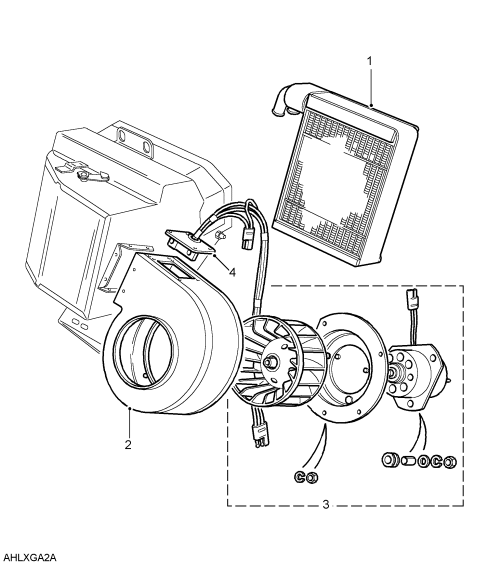RDX Big Power Fanny Interior Heater Blower Fan Motor