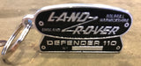 Land Rover plaquard keychain