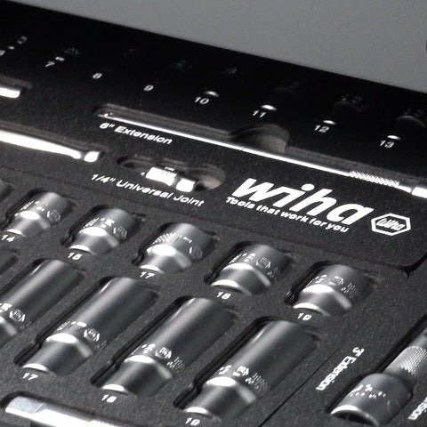 WORKSHOP TOOL SETS IN SHADOW FOAM TRAYS