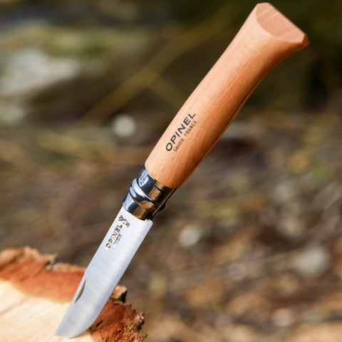 OPINEL STAINLESS / BEECHWOOD POCKETKNIFE