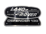 Land Rover Defender Cast Aluminum Tail Badge