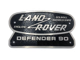 Land Rover Defender Cast Aluminum Tail Badge