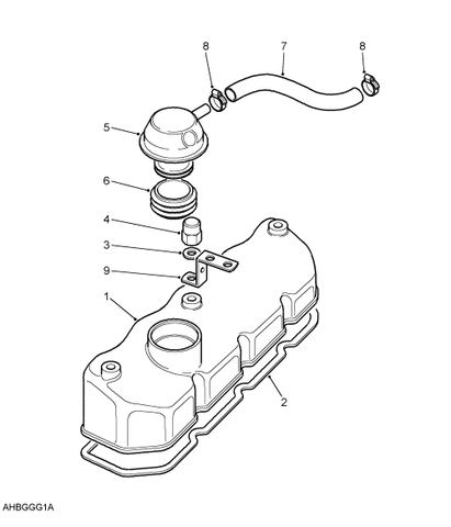 ETC8600 Cover, Rocker, 19J