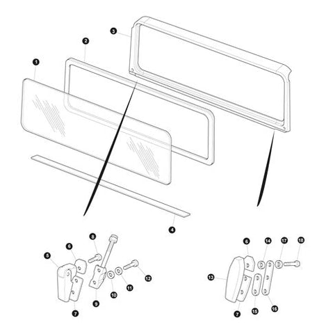 DEFENDER WINDSCREEN GLASS