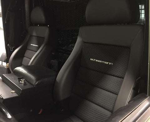 Scheel-Mann Defender Seats - Standard Configuration