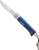 Opinel No. 8 Trekking Knife with Leather Lace