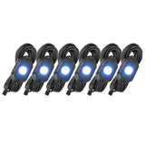 Vision X - 9 WATT LED ROCK LIGHT 6 POD KIT
