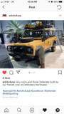 Vehicles Available - 1988 Defender 110 Camel Trophy Support Tribute