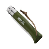 Opinel No. 8 Trekking Knife with Leather Lace