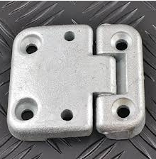 LR077707 Hinge Assembly Front Door, LH Upper - with Mirror Holes