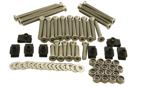 Four-Door Hinge Metric Stainless-Steel bolt kit