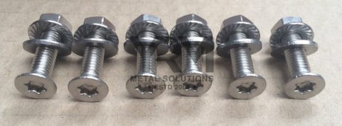 S/S Bonnet Hinge Bolt Kit