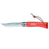 Opinel No. 8 Trekking Knife with Leather Lace