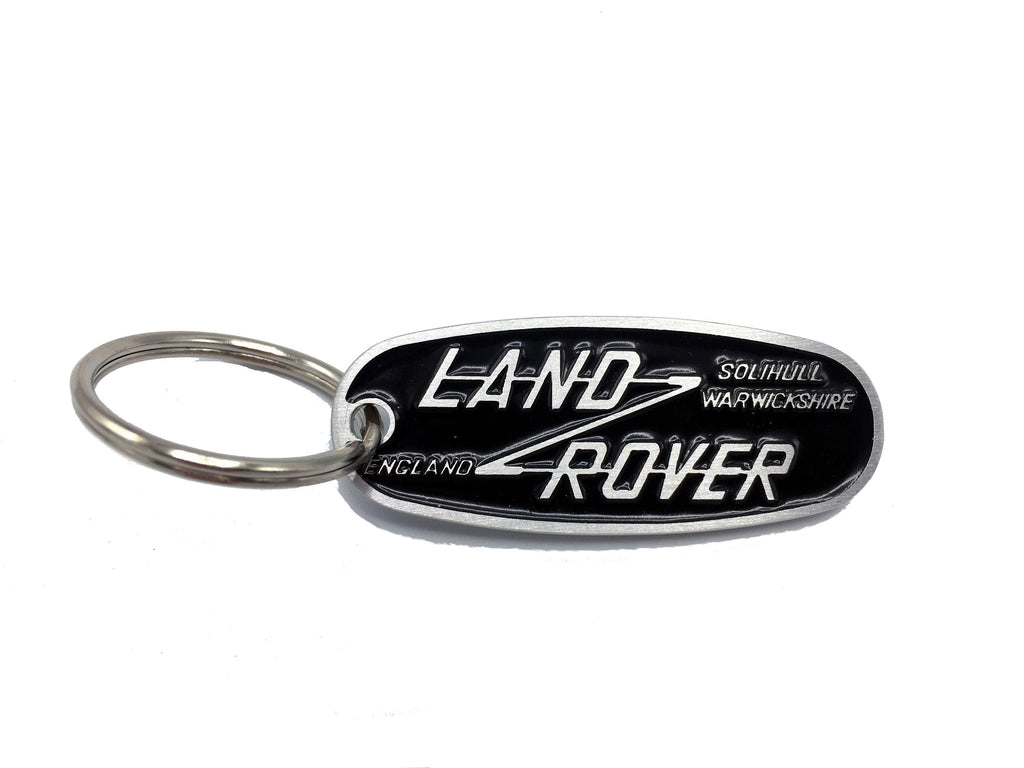 Land Rover - original 1990s? dealership keyring - Classic Leather Fobs Land Rover - original 1990s? dealership keyring - Classic Leather Fobs
