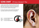 SONIC DEFENDERS® Filtered Flanged Earplugs