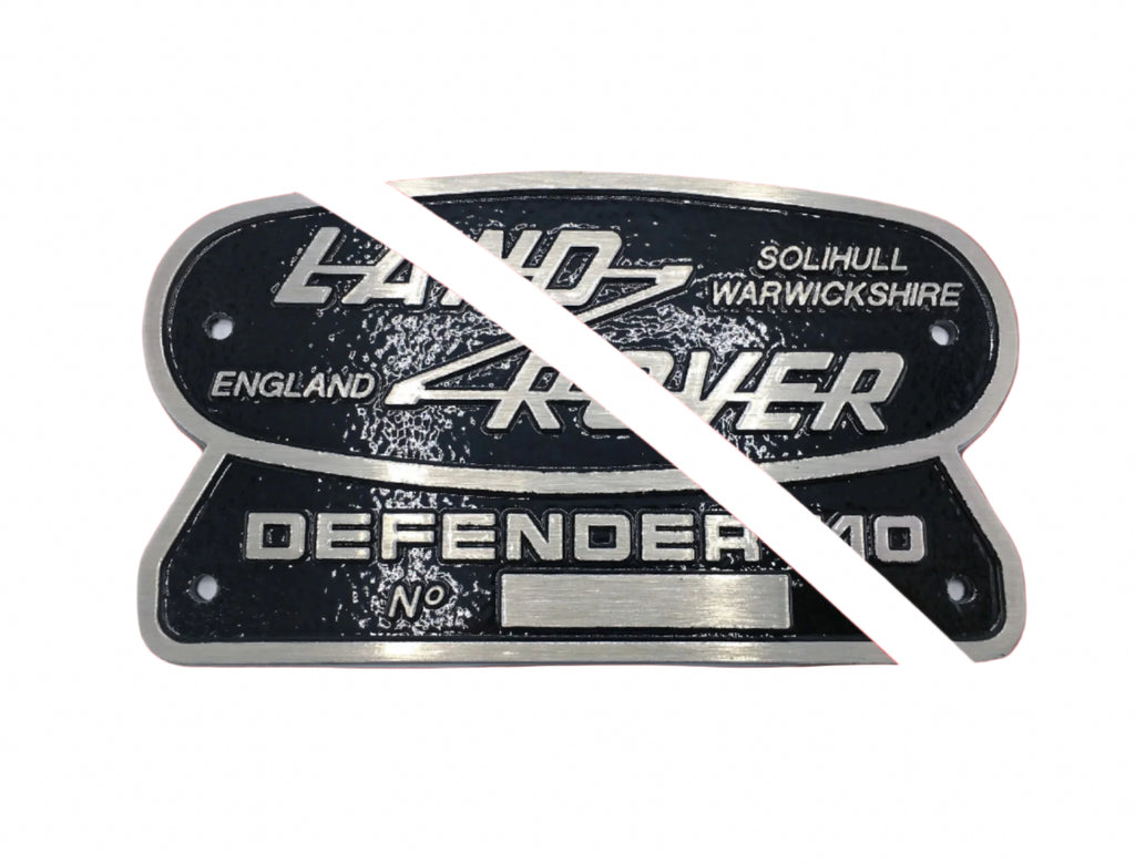 Land Rover Defender Cast Aluminum Tail Badge – Defenders Northwest
