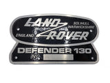 Land Rover Defender Cast Aluminum Tail Badge