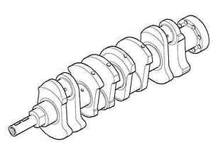 ERR2112 Crankshaft 300tdi
